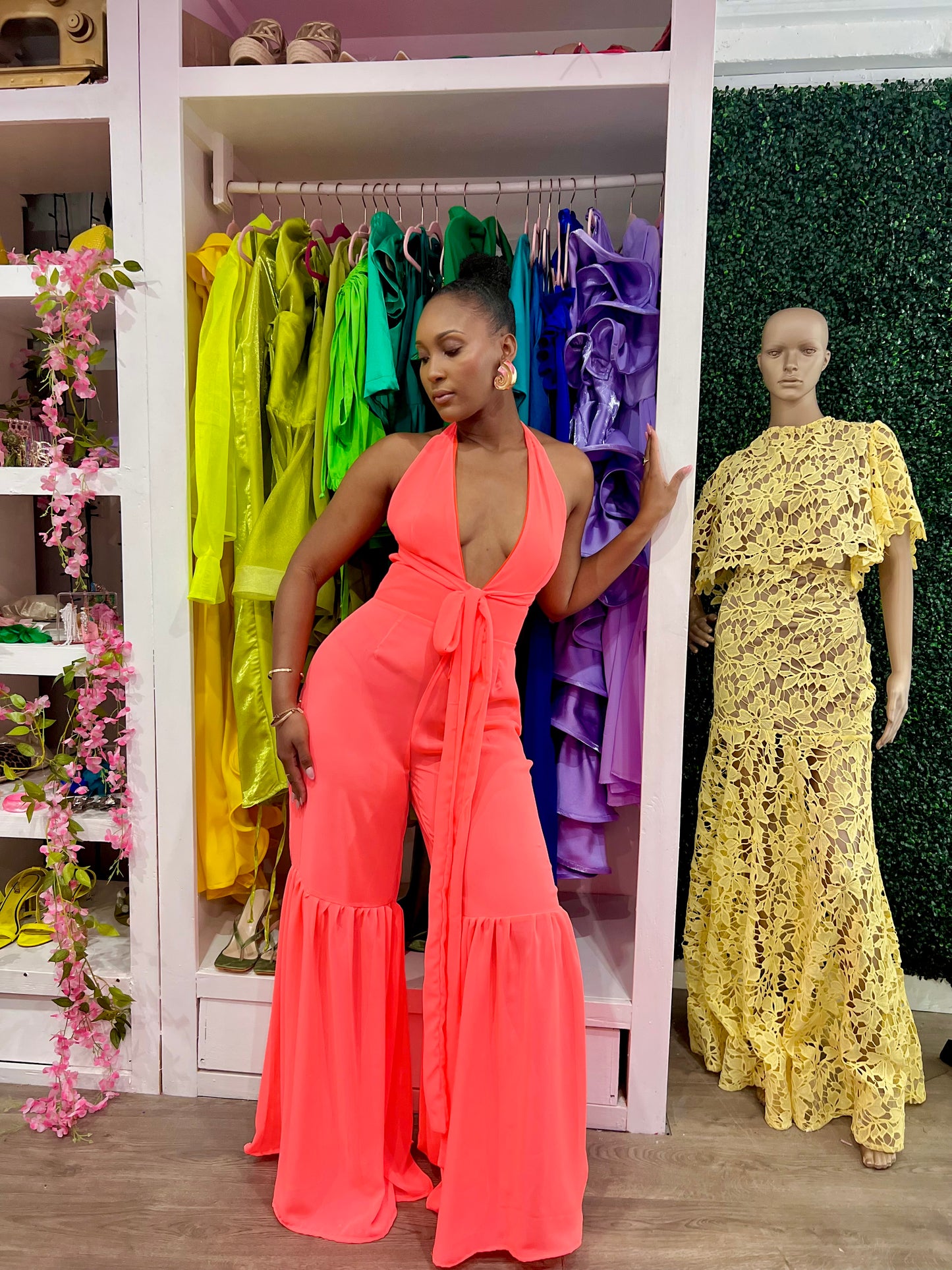 Chiffon - Bell Bottom Jumpsuit