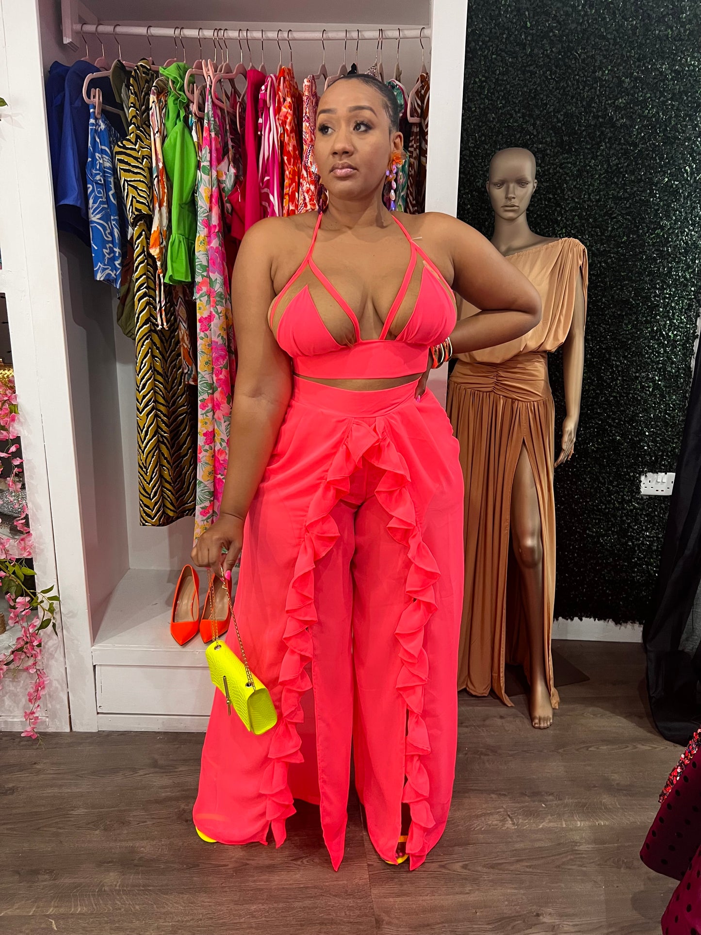 Resort Wear - Chiffon 2-Piece Set