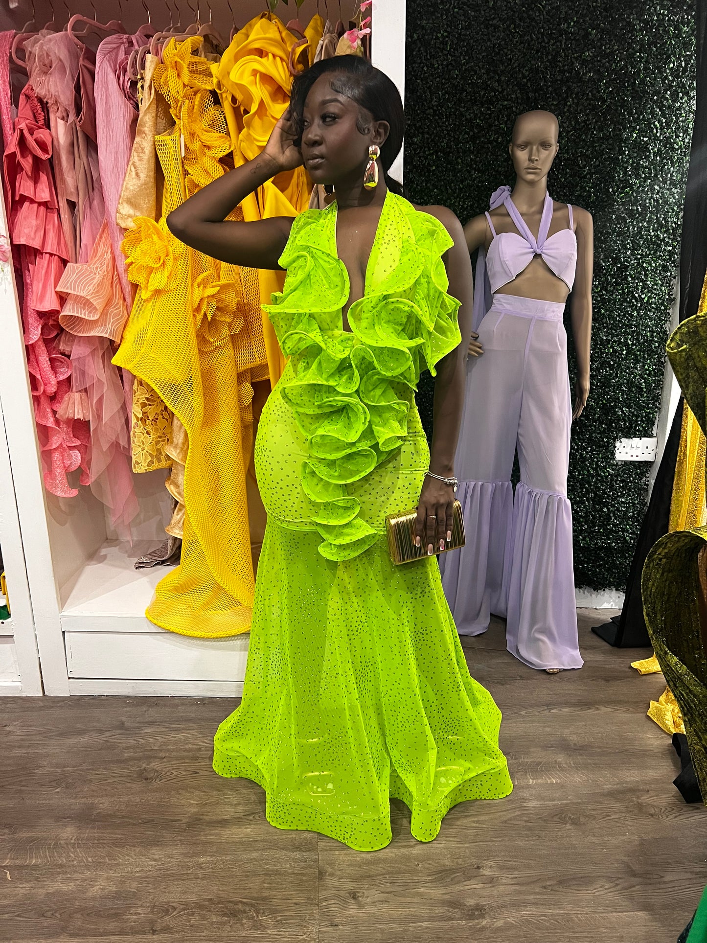 Maxi Dress - Fishtail Design