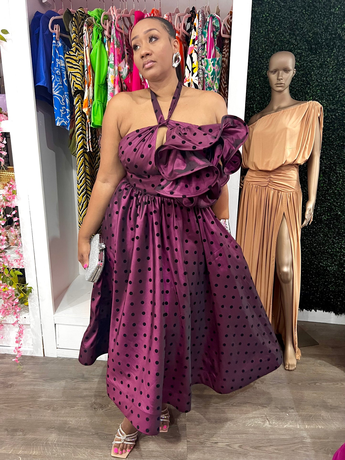 Ruffle Dress - "Tea Length"