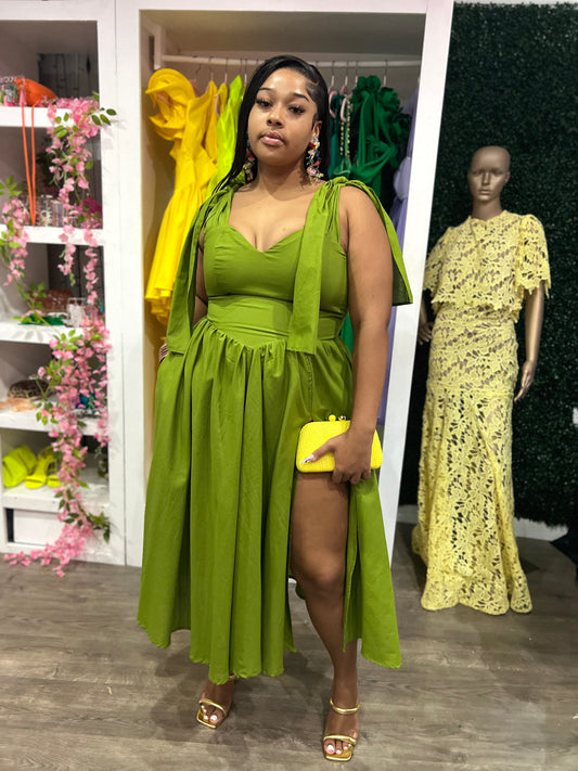 Corset Dress - Midi Length