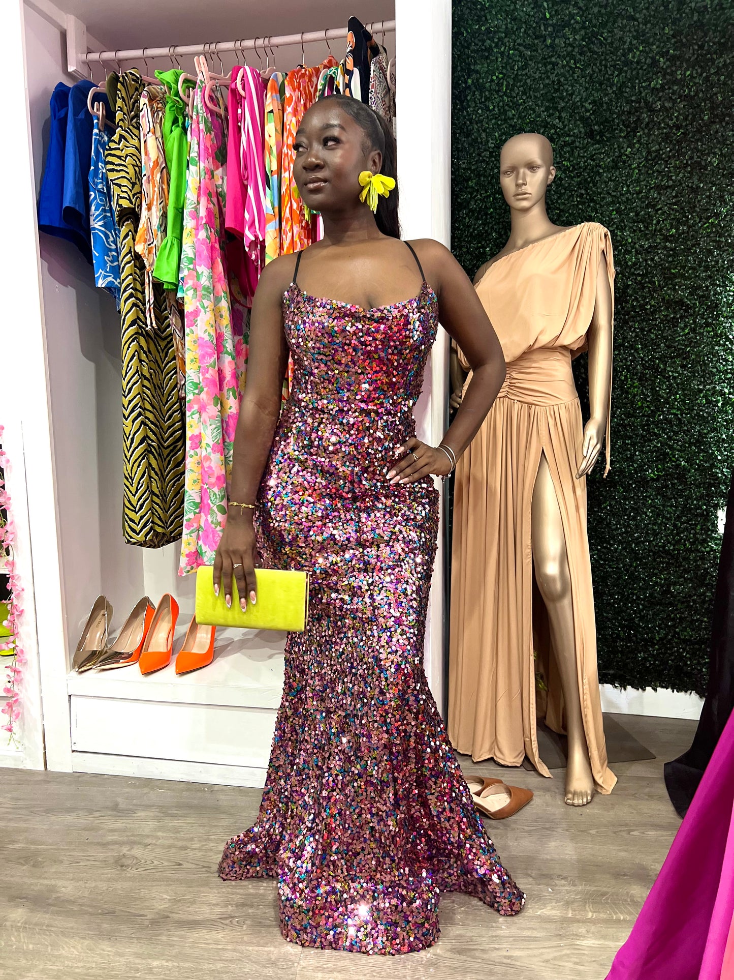Maxi Dress - Sequinned